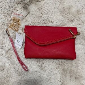 Chic Red Clutch Bag